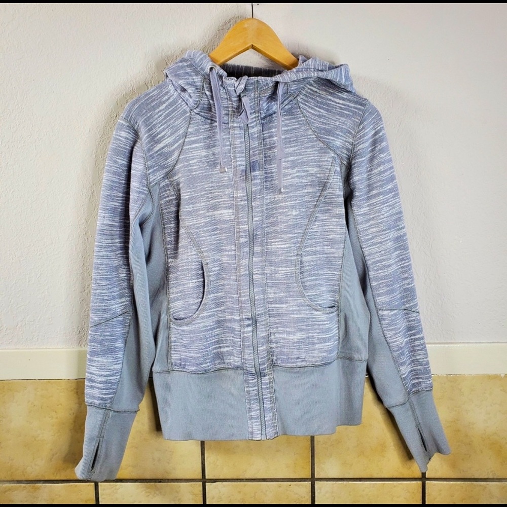 Zella heather grey full zip